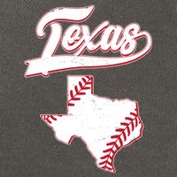 Texas State Baseball Fan Cotton Canvas Backpack