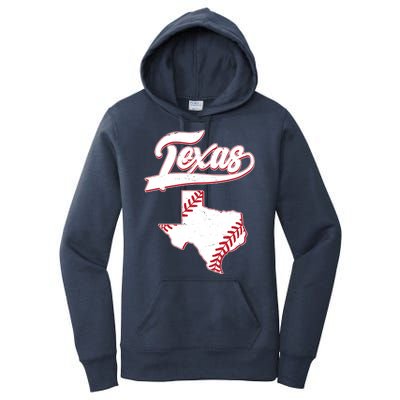 Texas State Baseball Fan Women's Pullover Hoodie