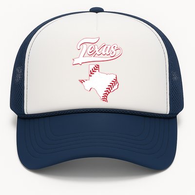 Texas State Baseball Fan Trucker Hat