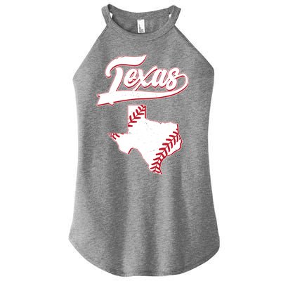 Texas State Baseball Fan Women's Perfect Tri Rocker Tank