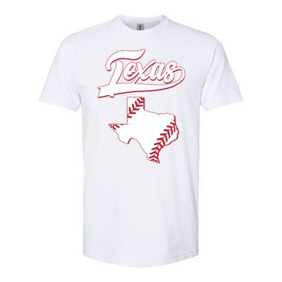 Texas State Baseball Fan Softstyle CVC T-Shirt