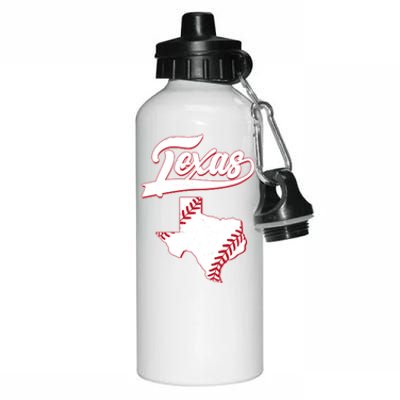 Texas State Baseball Fan Aluminum Water Bottle