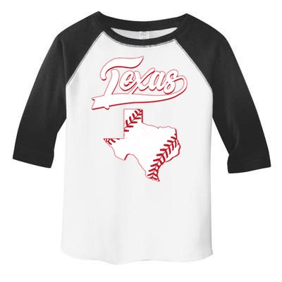 Texas State Baseball Fan Toddler Fine Jersey T-Shirt