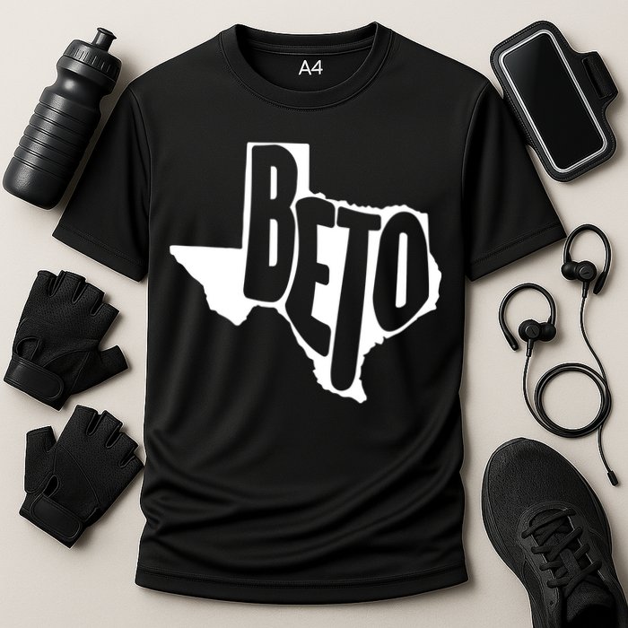 Texas State Beto For Senate Cooling Performance Crew T-Shirt