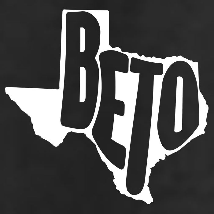 Texas State Beto For Senate Crop Fleece Hoodie