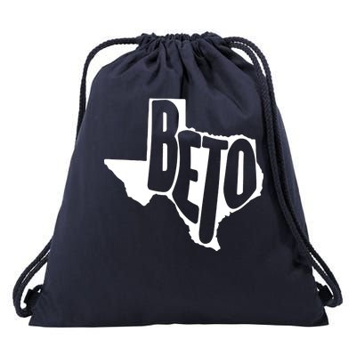 Texas State Beto For Senate Drawstring Bag