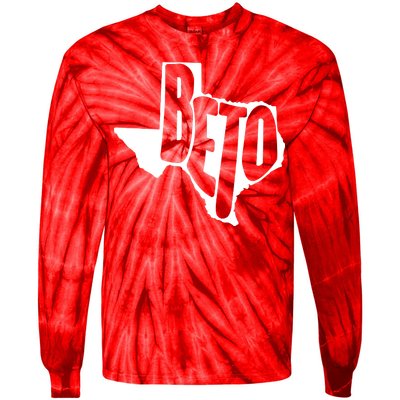 Texas State Beto For Senate Tie-Dye Long Sleeve Shirt