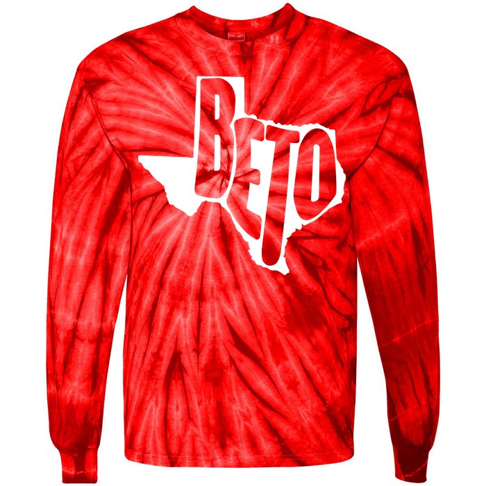 Texas State Beto For Senate Tie-Dye Long Sleeve Shirt