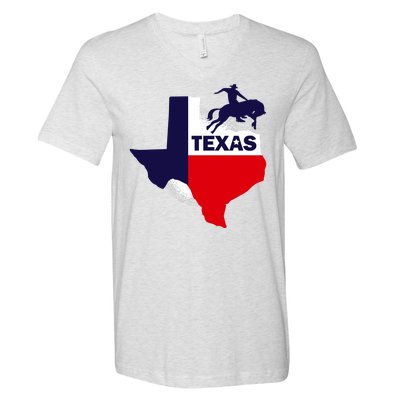 Texas State Cowboy V-Neck T-Shirt