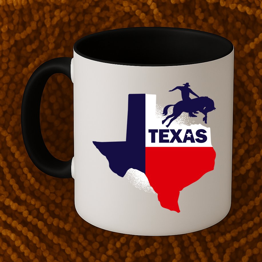 Texas State Cowboy Mug