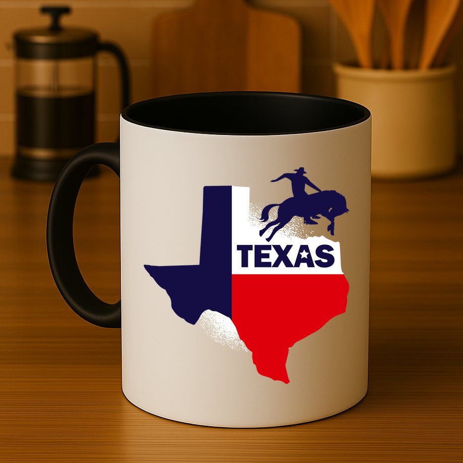 Texas State Cowboy Mug