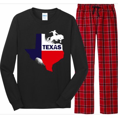 Texas State Cowboy Long Sleeve Pajama Set