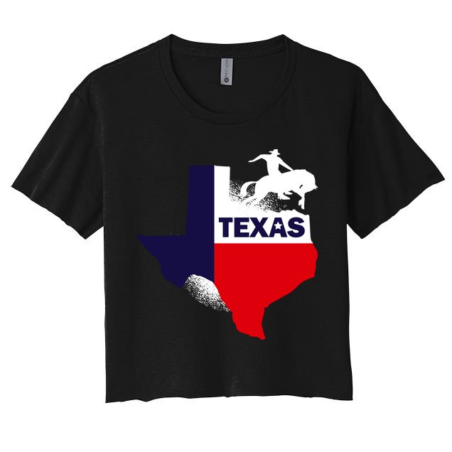 Texas State Cowboy Crop Top