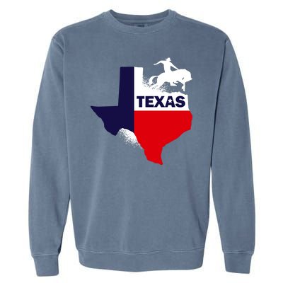 Texas State Cowboy Garment-Dyed Sweatshirt