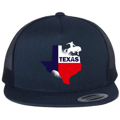 Texas State Cowboy Flat Bill Trucker Hat