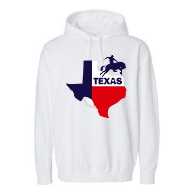 Texas State Cowboy Garment-Dyed Fleece Hoodie