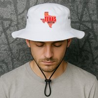 Texas State Word Map Bucket Hat
