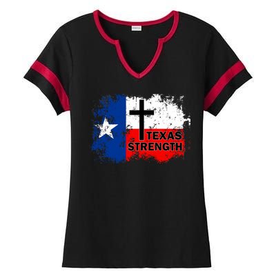 Texas Strength Shooting Ladies Halftime Notch Neck Tee