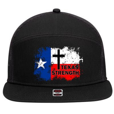 Texas Strength Shooting 7 Panel Mesh Trucker Snapback Hat