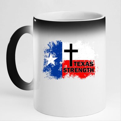 Texas Strength Shooting 11oz Black Color Changing Mug