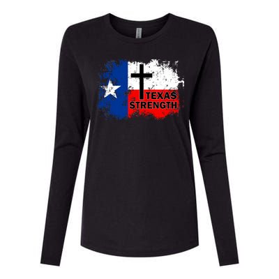 Texas Strength Shooting Womens Cotton Relaxed Long Sleeve T-Shirt