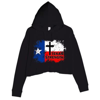 Texas Strength Shooting Crop Fleece Hoodie