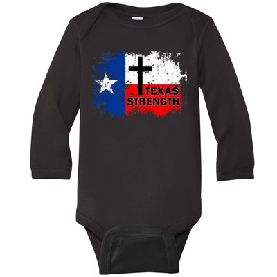 Texas Strength Shooting Baby Long Sleeve Bodysuit