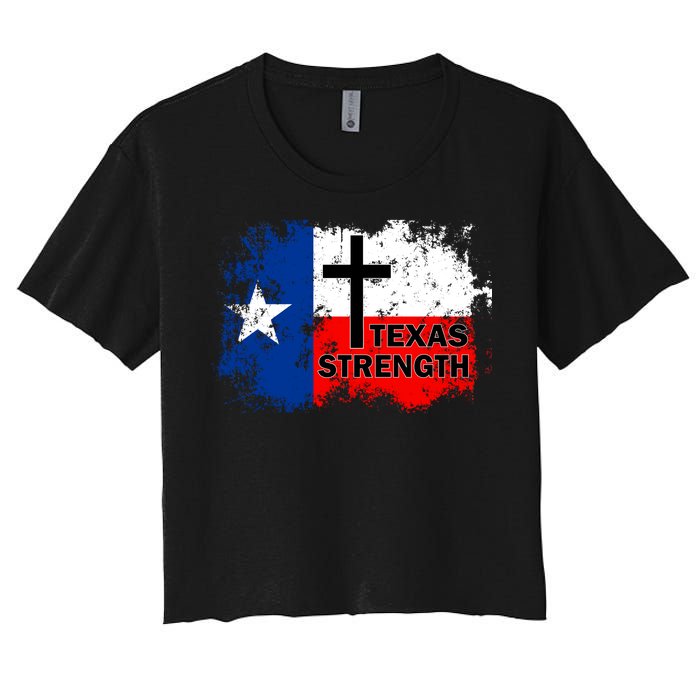 Texas Strength Shooting Women's Crop Top Tee