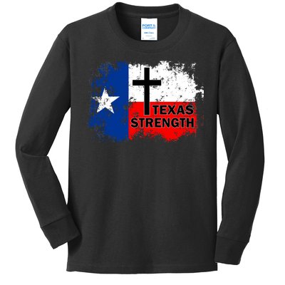 Texas Strength Shooting Kids Long Sleeve Shirt