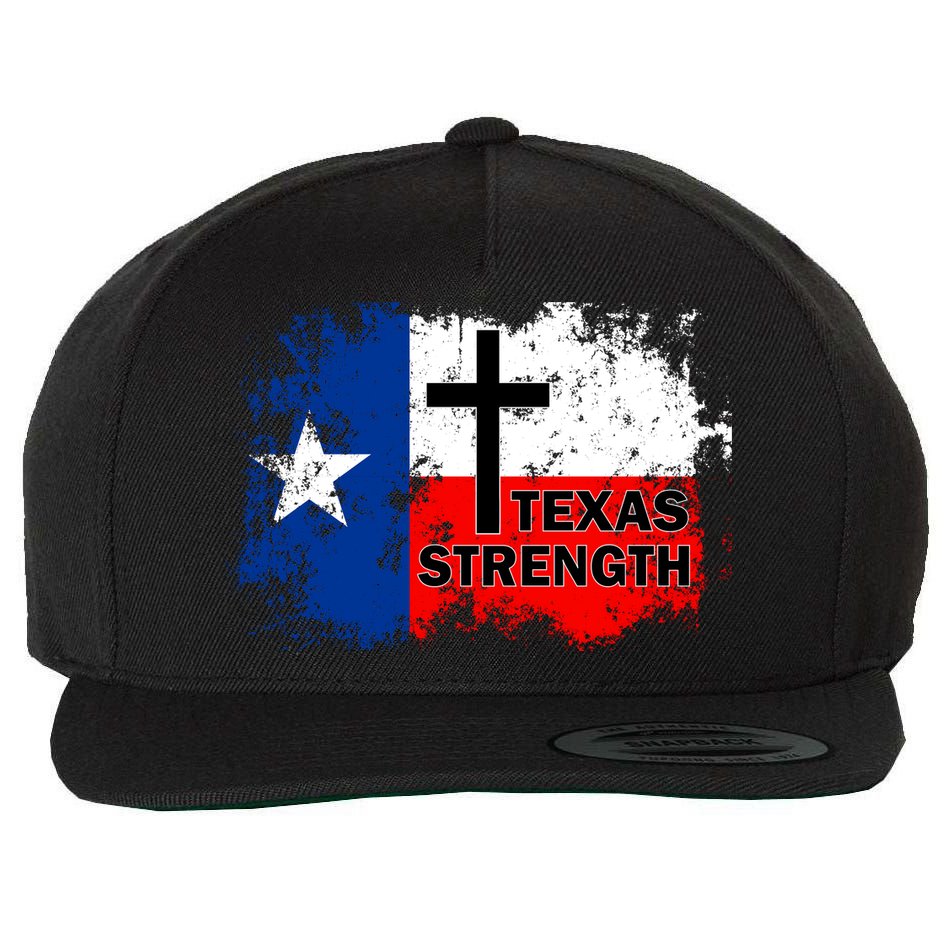 Texas Strength Shooting Wool Snapback Cap