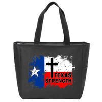 Texas Strength Shooting Zip Tote Bag