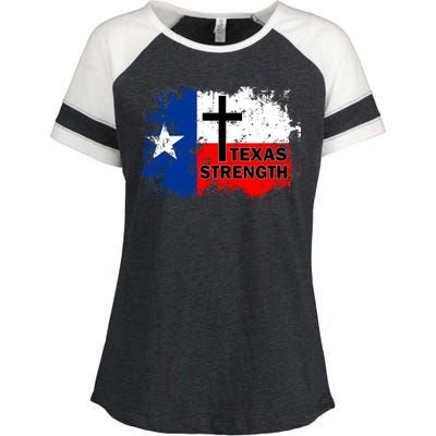 Texas Strength Shooting Enza Ladies Jersey Colorblock Tee