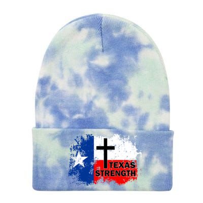 Texas Strength Shooting Tie Dye 12in Knit Beanie