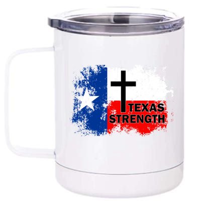 Texas Strength Shooting 12 oz Stainless Steel Tumbler Cup