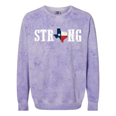 Texas Strong Colorblast Crewneck Sweatshirt