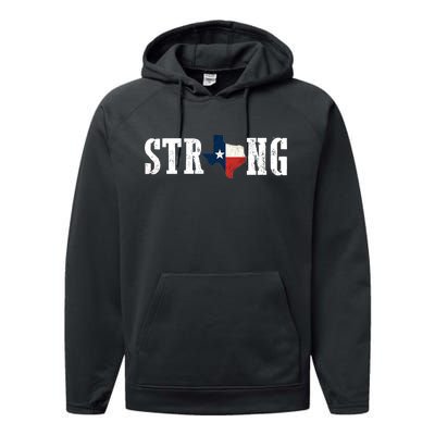 Texas Strong Performance Fleece Hoodie