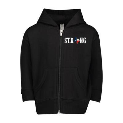 Texas Strong Toddler Zip Fleece Hoodie