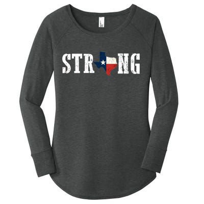 Texas Strong Women's Perfect Tri Tunic Long Sleeve Shirt