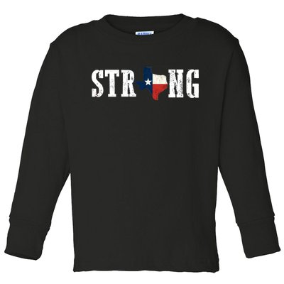 Texas Strong Toddler Long Sleeve Shirt