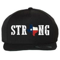 Texas Strong Wool Snapback Cap