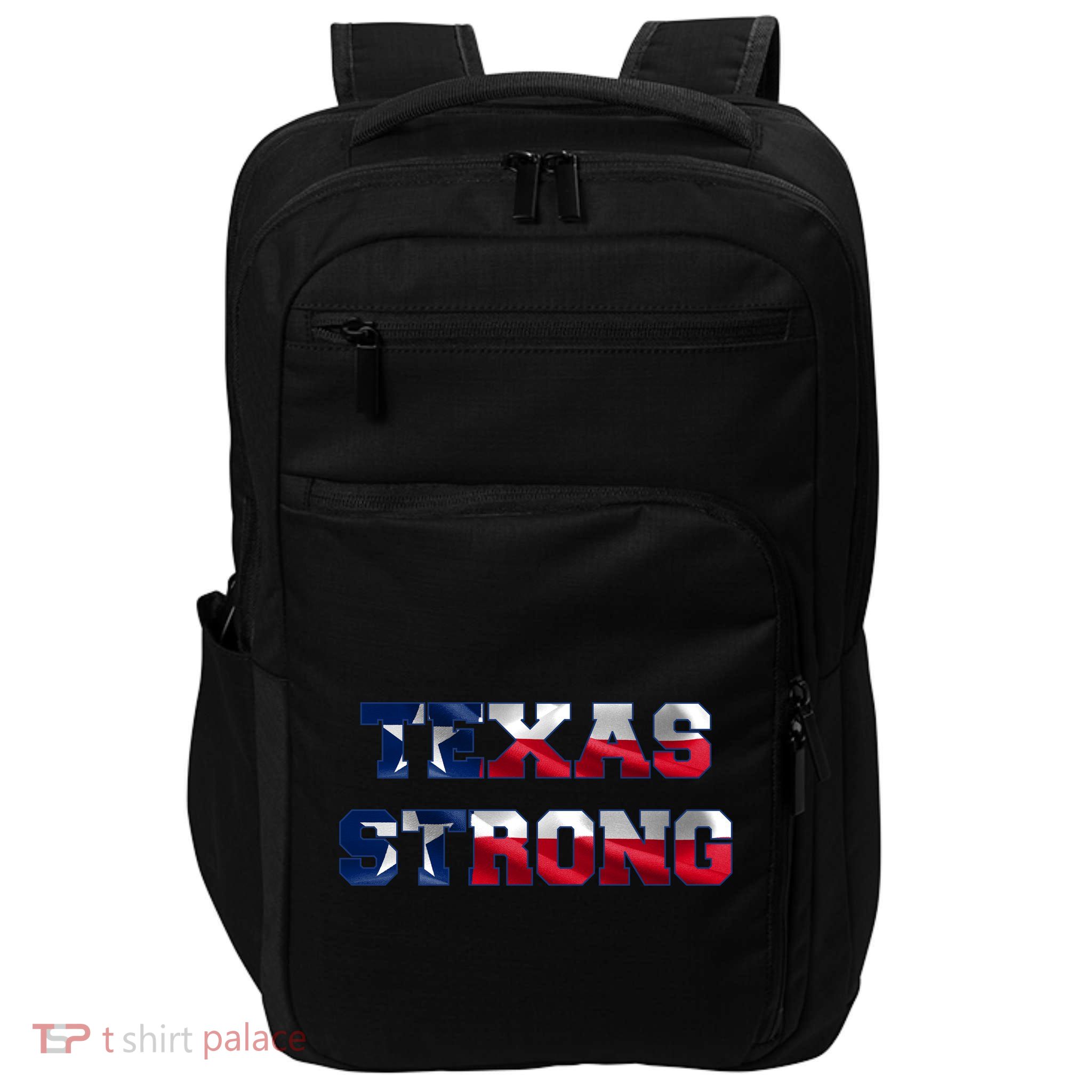 Texas Strong Flag Hurricane Harvey Aid Impact Tech Backpack