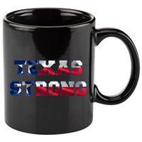 Texas Strong Flag Hurricane Harvey Aid 11oz C Handle Ceramic Mug