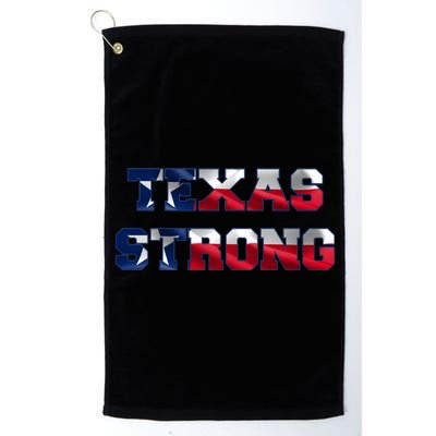 Texas Strong Flag Hurricane Harvey Aid Platinum Collection Golf Towel