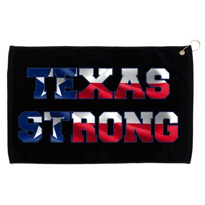 Texas Strong Flag Hurricane Harvey Aid Grommeted Golf Towel