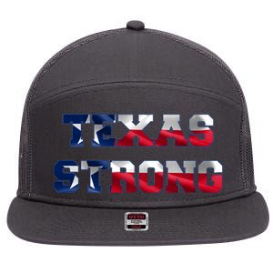 Texas Strong Flag Hurricane Harvey Aid 7 Panel Mesh Trucker Snapback Hat