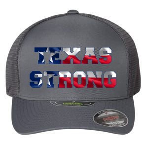 Texas Strong Flag Hurricane Harvey Aid Flexfit Unipanel Trucker Cap