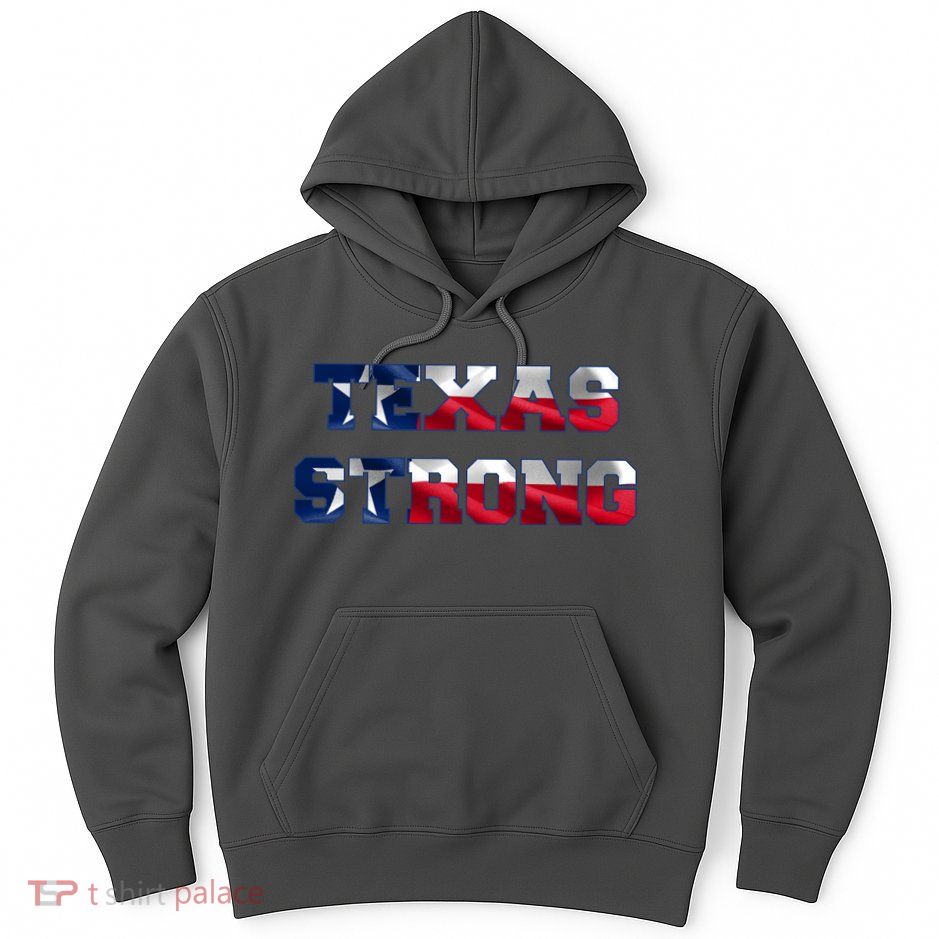 Texas Strong Flag Hurricane Harvey Aid Hoodie