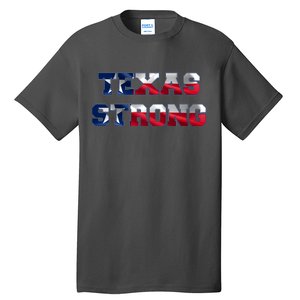 Texas Strong Flag Hurricane Harvey Aid Tall T-Shirt