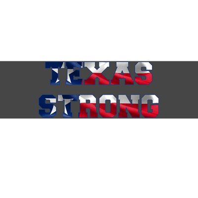 Texas Strong Flag Hurricane Harvey Aid Bumper Sticker