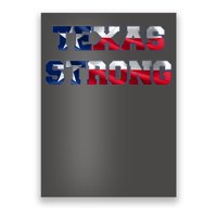 Texas Strong Flag Hurricane Harvey Aid Poster